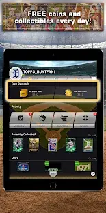 Topps® BUNT® MLB Baseball Card Trader Screenshot