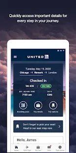 United Airlines Screenshot