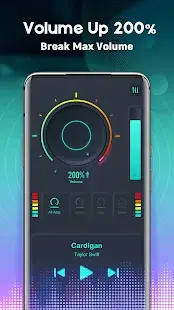 Volume Booster EQ - Louder & Mega Bass, Equalizer Screenshot