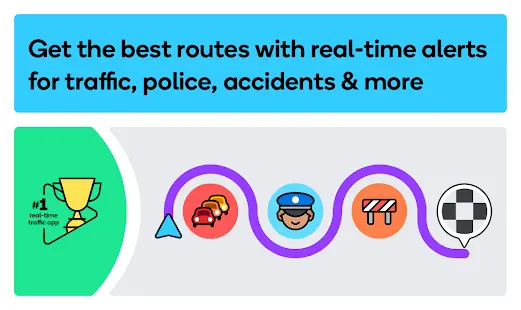 Waze Navigation & Live Traffic Screenshot