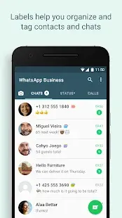 WhatsApp Business Screenshot