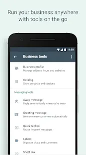 WhatsApp Business Screenshot