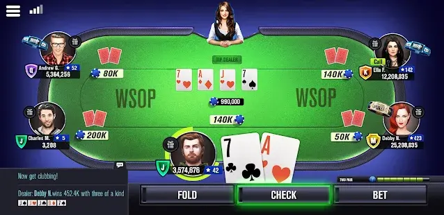 WSOP - Poker Games Online Screenshot