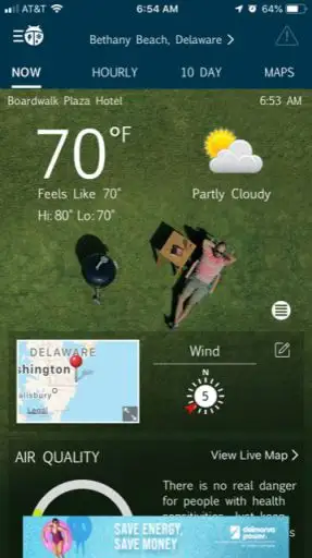 Weather by WeatherBug Screenshot