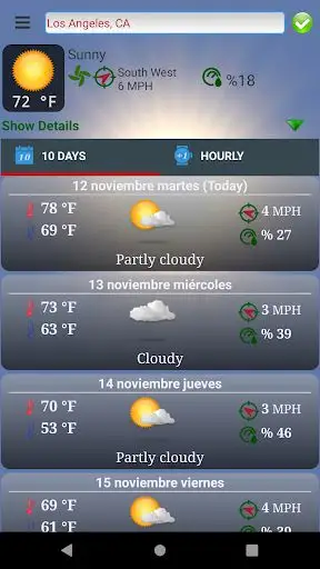 Weather by WeatherBug Screenshot