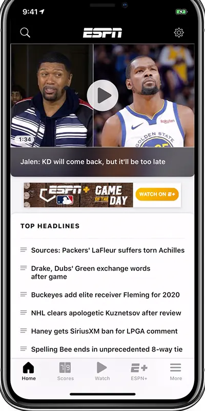 ESPN Screenshot