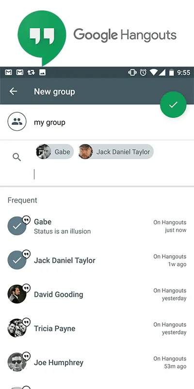 Hangouts Screenshot