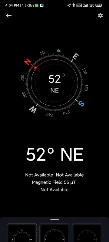 Compass - Accurate & Digital Compass for Android Screenshot