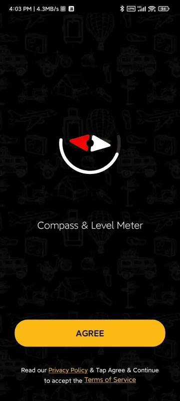 Compass - Accurate & Digital Compass for Android Screenshot