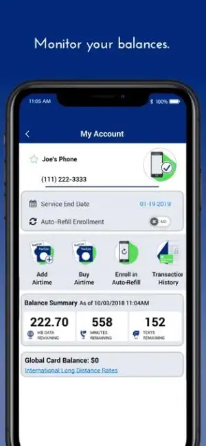 TracFone My Account Screenshot