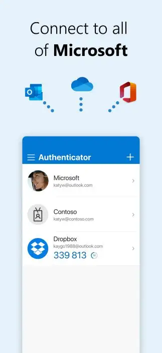 Microsoft Authenticator Screenshot