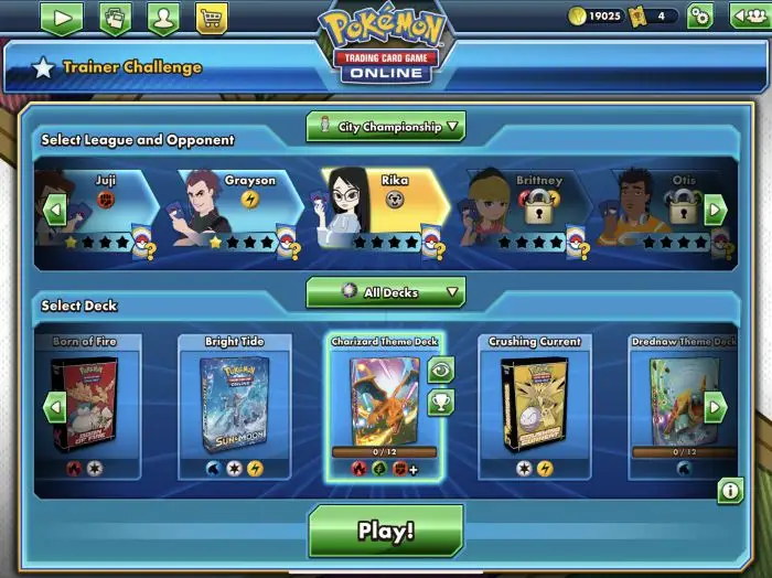 Pokémon TCG Online Screenshot