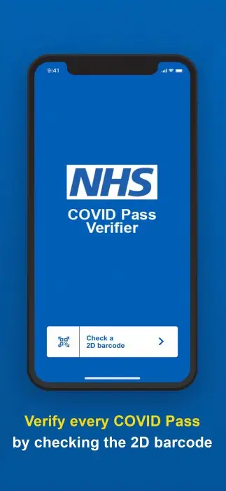 NHS COVID Pass Verifier Screenshot