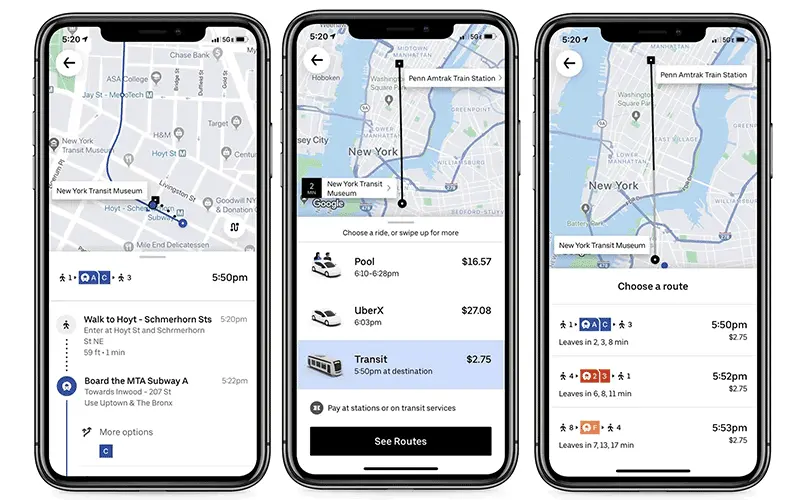 Uber - Request a ride Screenshot