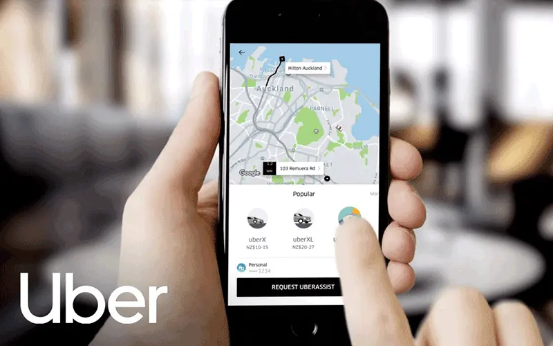 Uber - Request a ride Screenshot