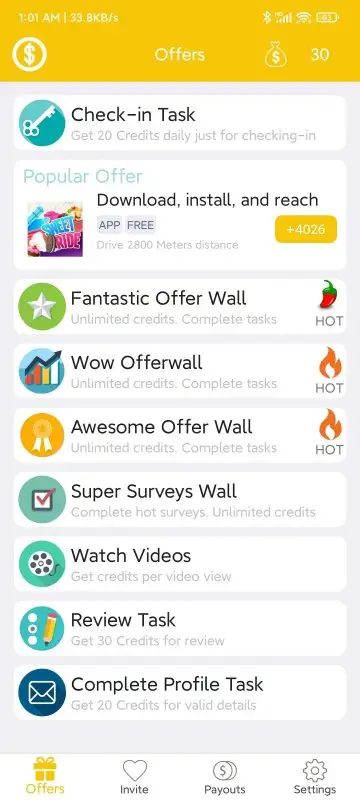 Money App - Cash Rewards App Screenshot