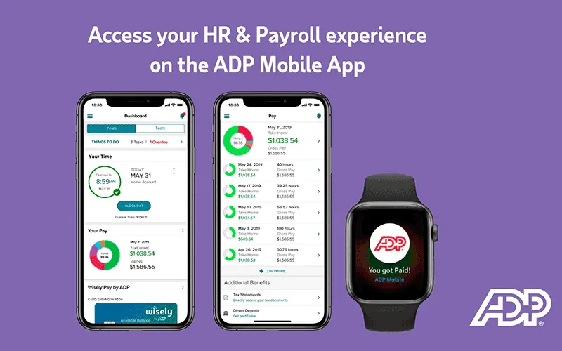 ADP Mobile Solutions Screenshot