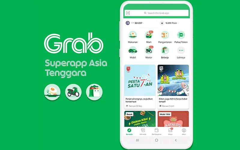 Grab Superapp Screenshot