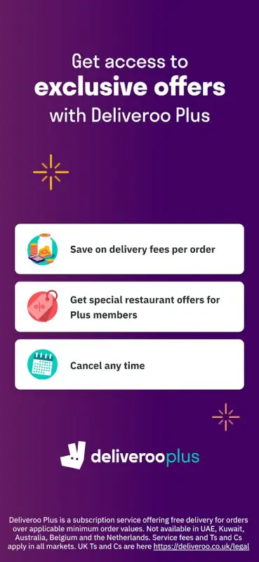 Deliveroo: Food Delivery UK Screenshot