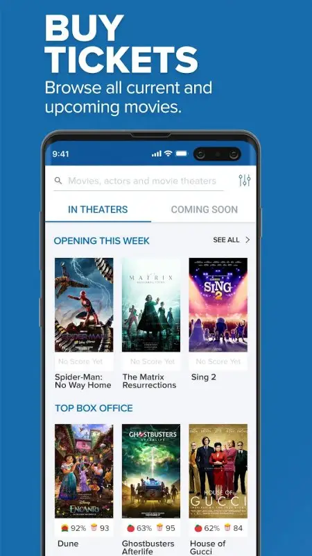 Flixster no longer on Android Screenshot