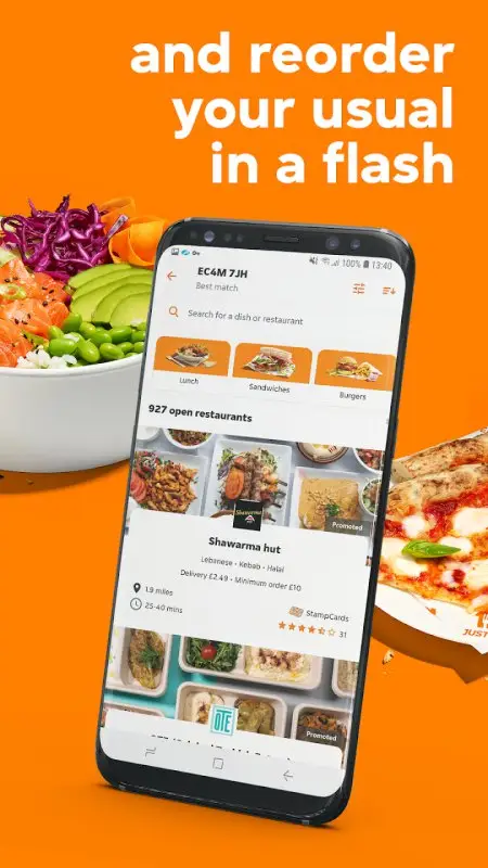 Just Eat - Food Delivery Screenshot