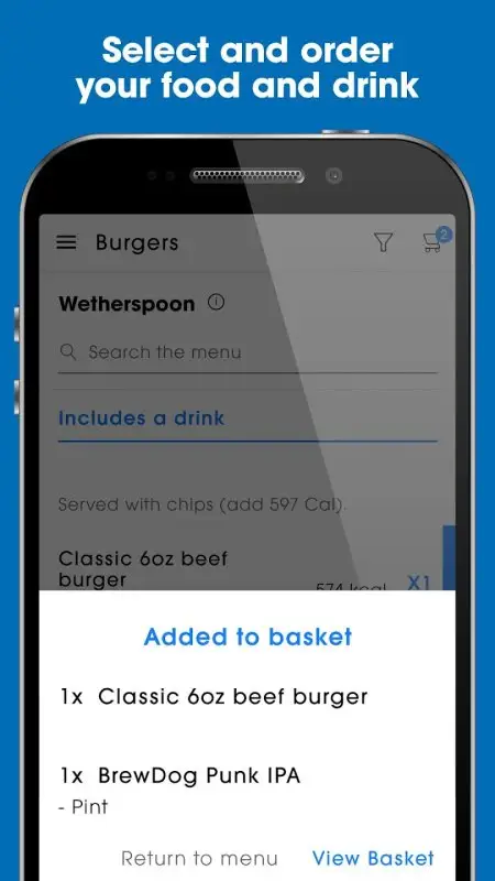 Wetherspoon Screenshot