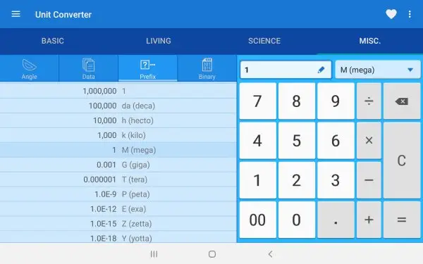 Unit Converter Screenshot