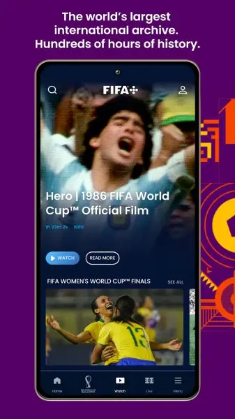 FIFA+ | Your Home for Football Screenshot