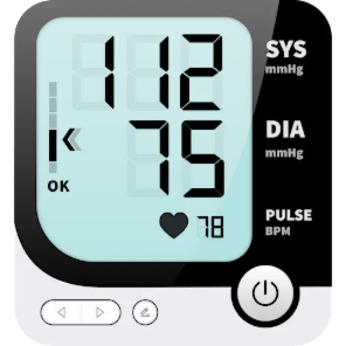 Blood Pressure App Screenshot