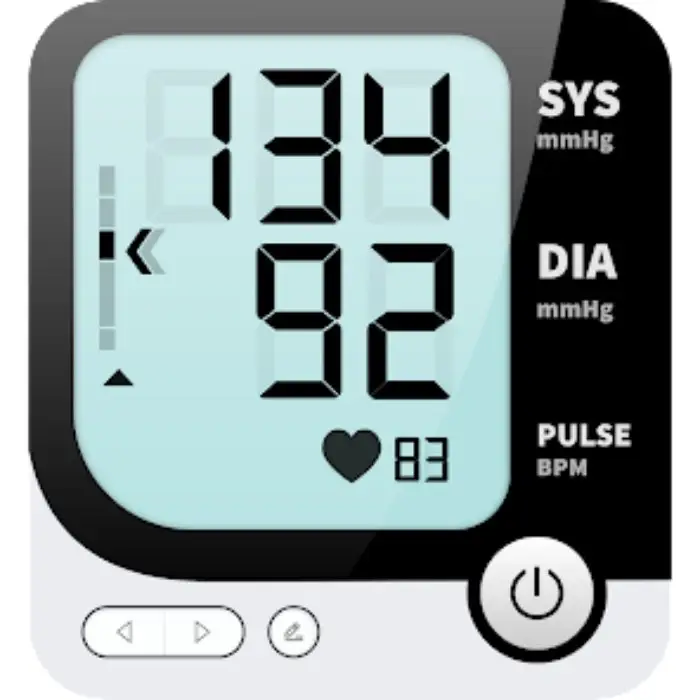 Blood Pressure App Screenshot