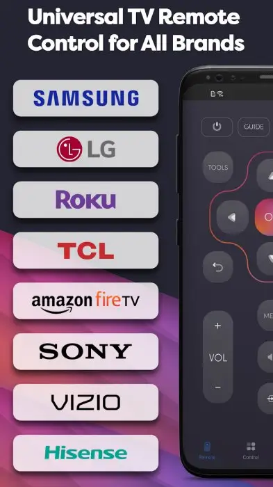 Universal TV Remote Control (TV) Screenshot