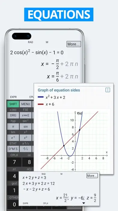 HiPER Scientific Calculator Screenshot