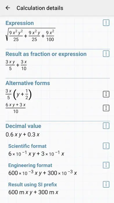 HiPER Scientific Calculator Screenshot