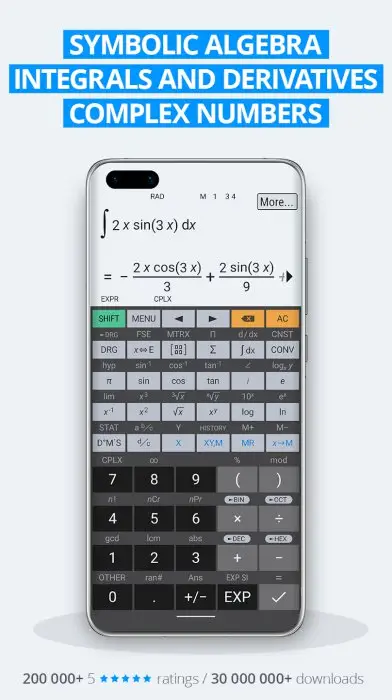 HiPER Scientific Calculator Screenshot