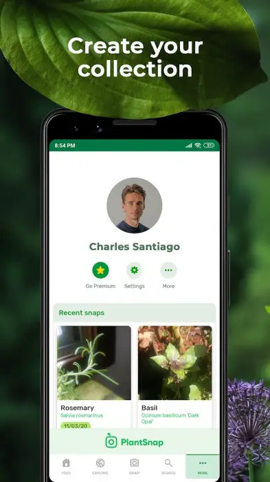 PlantSnap plant identification Screenshot