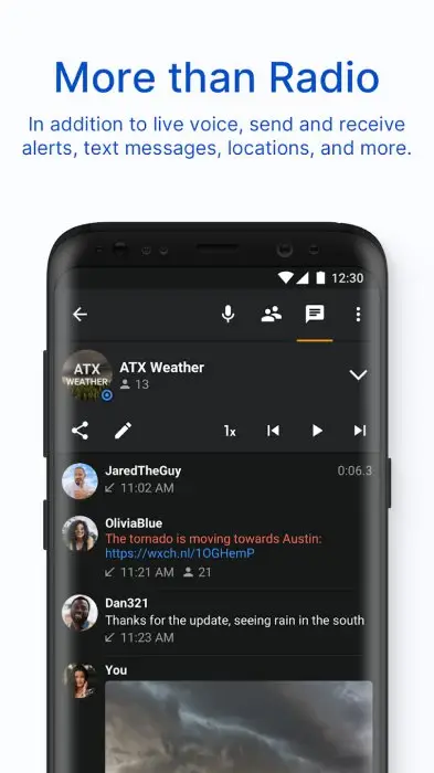 Zello PTT Walkie Talkie Screenshot