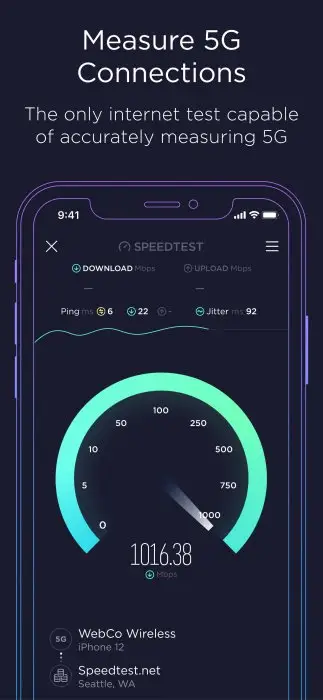 Speedtest by Ookla Screenshot