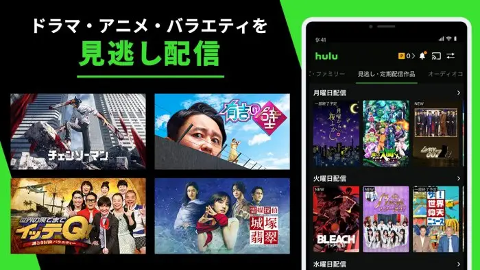 Hulu / フールー　人気ドラマ・映画・アニメなどが見放題 スクリーンショット