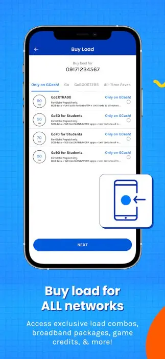 GCash - Buy Load, Pay Bills, S Screenshot