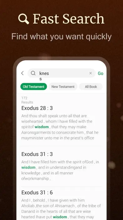 KJV Bible Now: offline + audio Screenshot