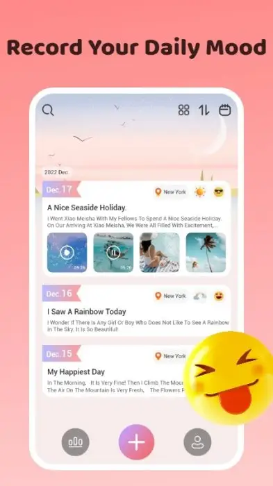 Mood Diary - Diary With Lock Screenshot