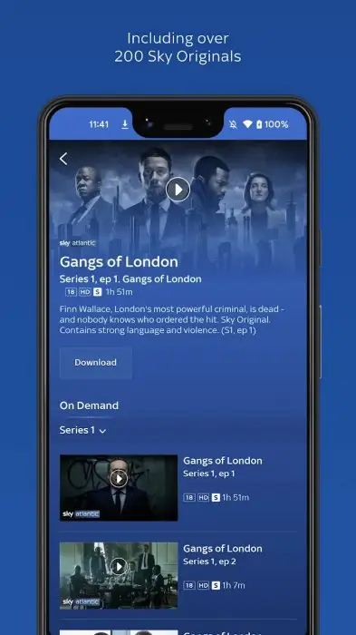 Sky Go Screenshot