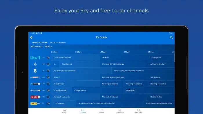 Sky Go Screenshot