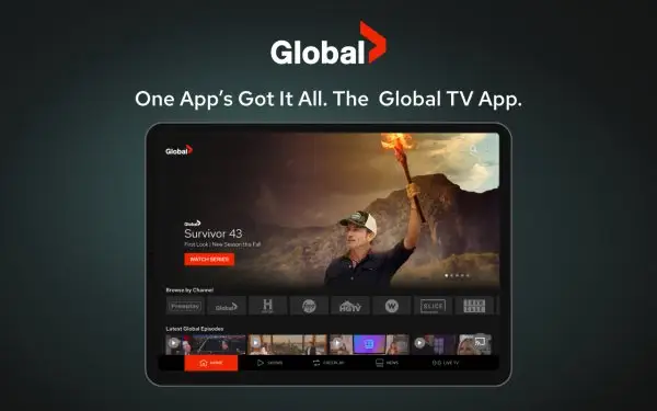 Global TV Screenshot