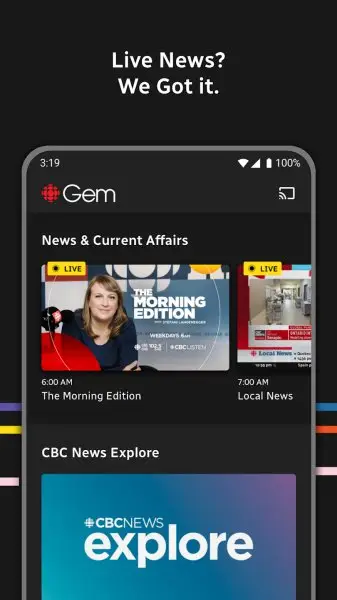 CBC Gem: Shows & Live TV Screenshot