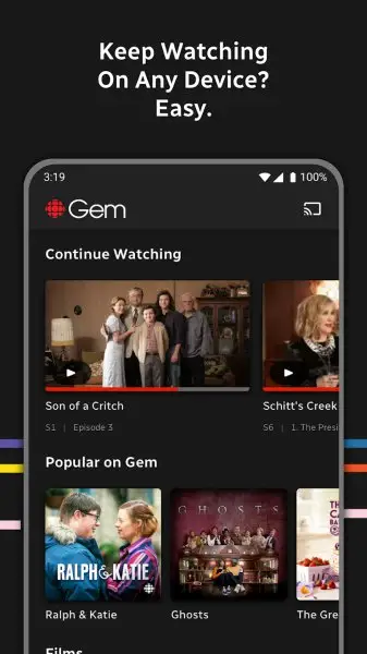 CBC Gem: Shows & Live TV Screenshot