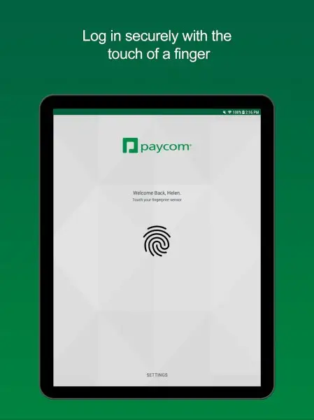 Paycom Screenshot