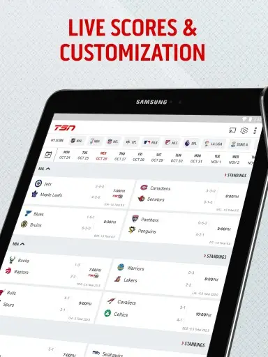 TSN Screenshot