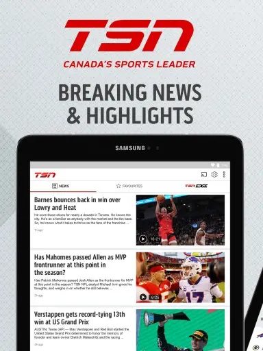 TSN Screenshot