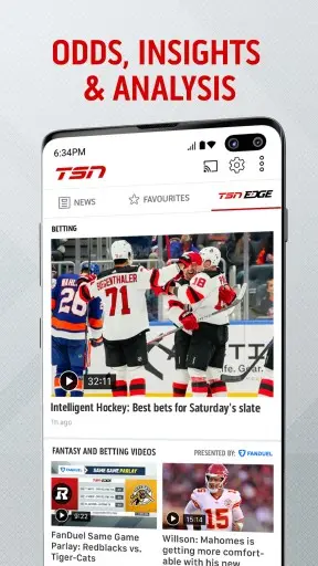 TSN Screenshot